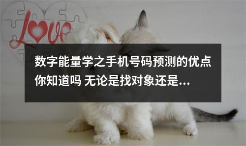 数字能量学之手机号码预测的优点你知道吗 无论是找对象还是合作伙伴优先考虑手机号码中有这样组合的人