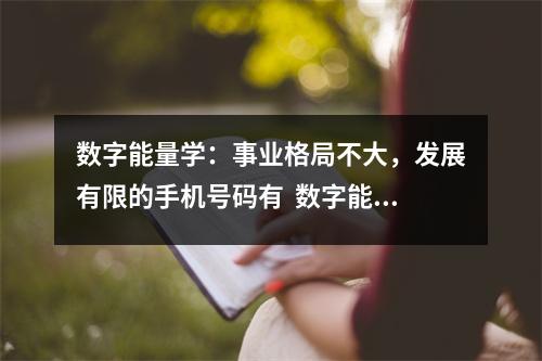 数字能量学：事业格局不大，发展有限的手机号码有  数字能量之绝命磁场加祸害磁场简析数字能